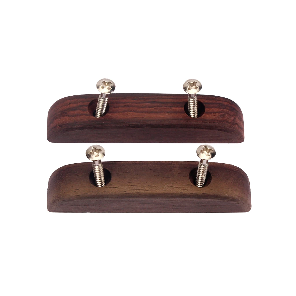 

2PCS Rosewood Thumb Rest Thumbrest with Mounting Screws For Bass Guitar Practical Parts Replacement