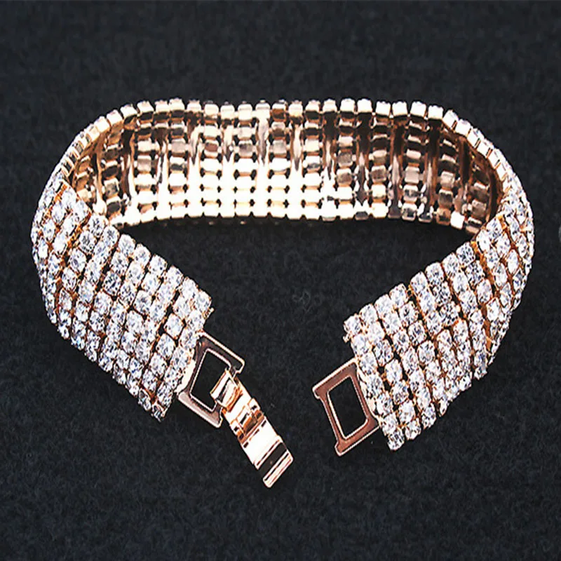 Jooyoo горячие продажи ravishing роскошный браслет bling бижутерия аксессуары для женщин