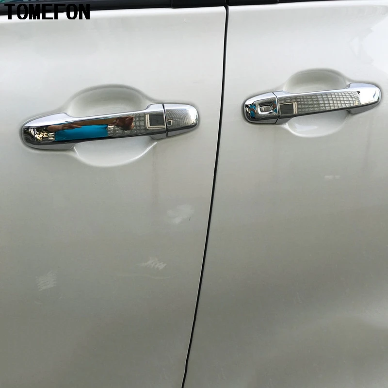 TOMEFON 12 шт. для Toyota Sienta 2015 2017 второе поколение NHP170 ABS хромированная крышка дверной