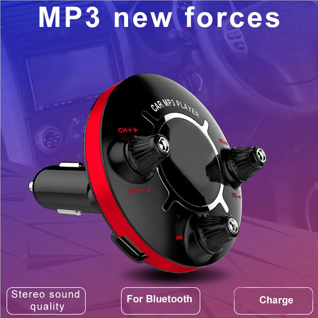 Автомобильный fm передатчик для Bluetooth Handsfree MP3 плеер Радио адаптер зарядное