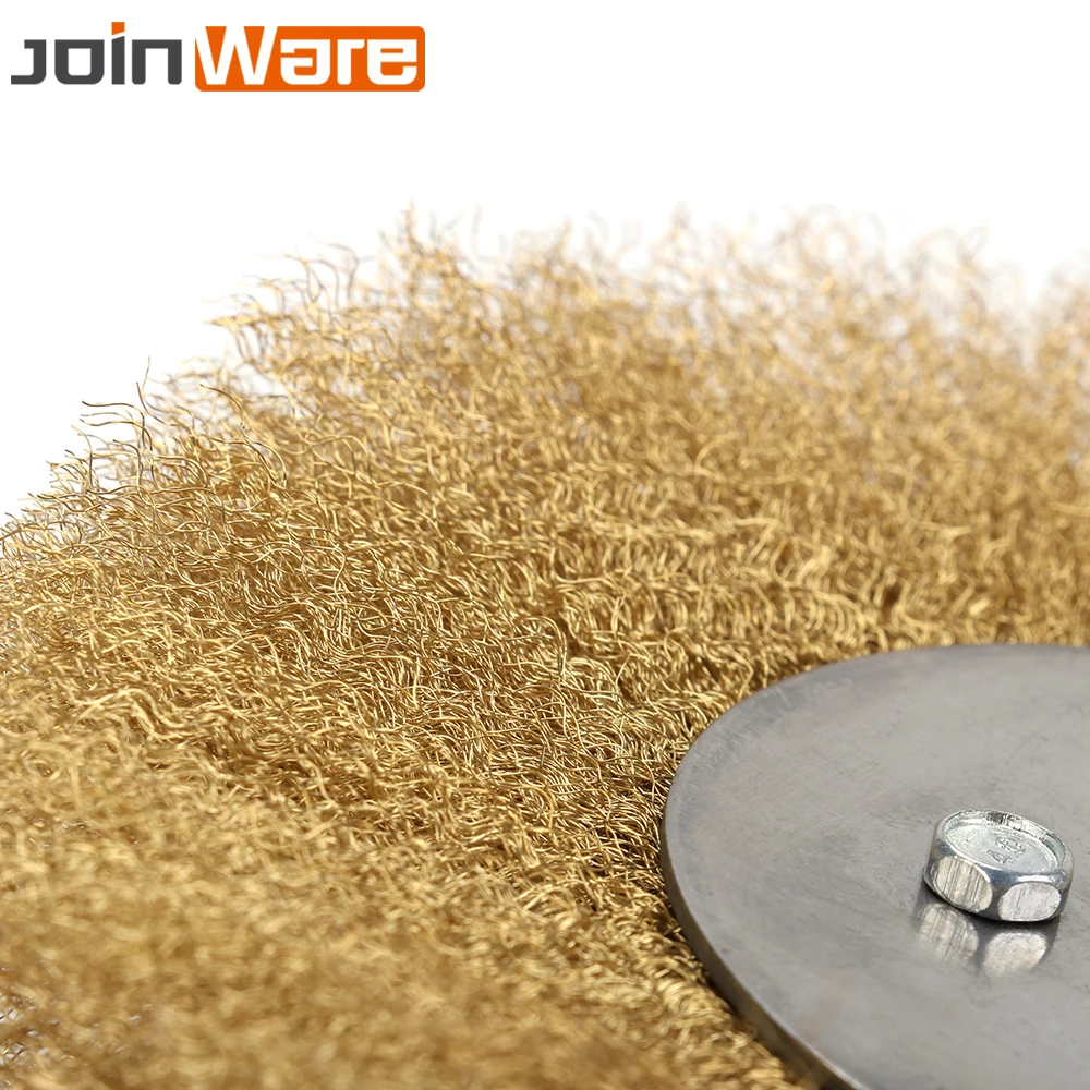 75 250 мм латунные проволочные колеса гофрированные плоские щетки для скамейки