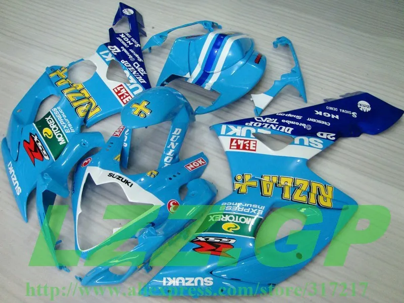 

Injection Fairing Kit For SUZUKI GSX-R1000 GSX R1000 GSXR 1000 K5 05 06 K5 05-06 Light Blue GSXR1000 2005 2006 Fairings