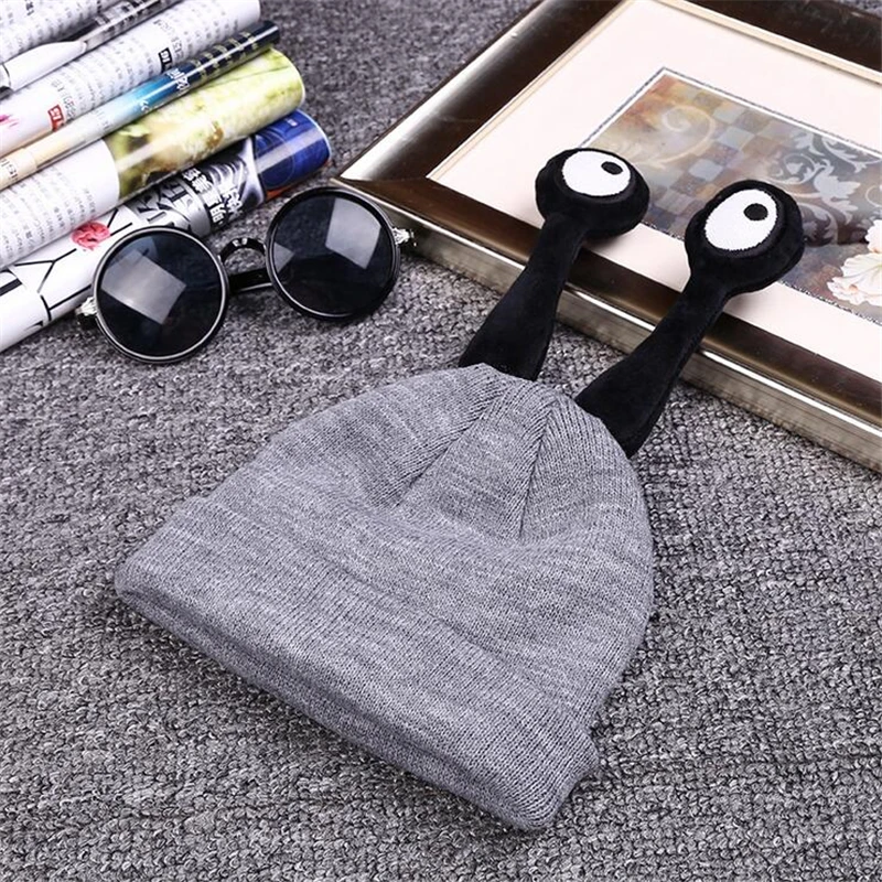 

5 Color Christmas Gift Autumn&Winter Cartoon Big Eye Baby Hat High-Elastic Infant Toddler Cap For Children 8M-7T Girl Boy