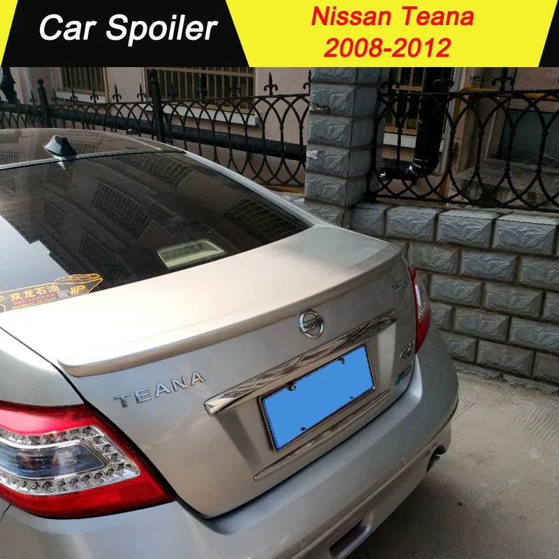 Используйте для nissan teana/altima спойлер 2008 2009 2010 2011 2012 Высокое качество ABS Материал заднего крыла Спойлер для nissan teana
