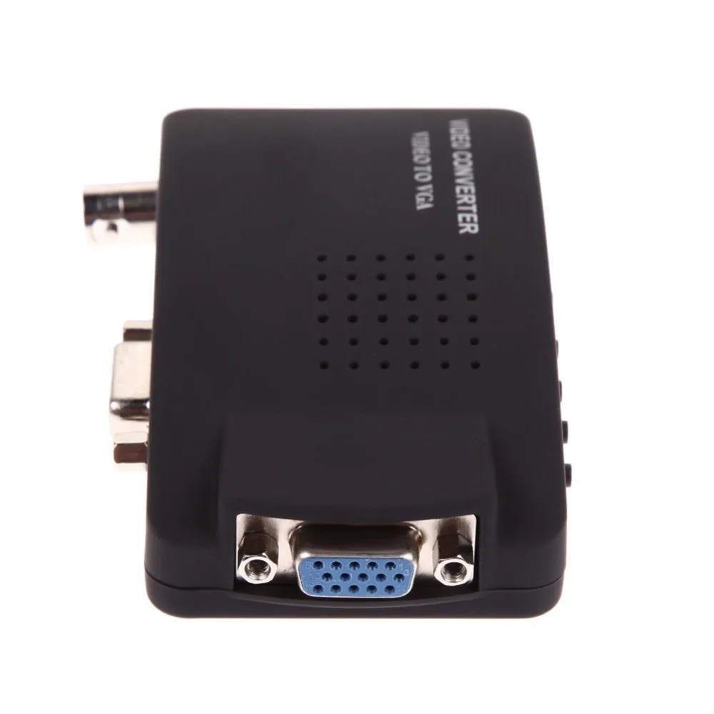 BNC to VGA Video Converter Composite S-video Input PC Out Adapter Digital Switch Box 1080P For Macbook MAC |