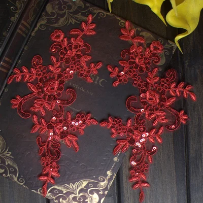 4 шт./лот свадебное платье кружевная отделка аппликация сделай сам свадебный