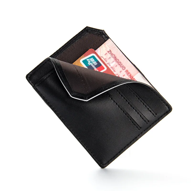 Кошелек для карт KUDIAN BEAR Minimalist Men Card Holder Slim Wallets Бренд дизайнерский мужской кошелек из искусственной кожи PU Purse BID104 PM49.