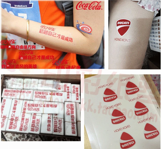 Персонализированные OEM временные фальшивые татуировки по индивидуальному
