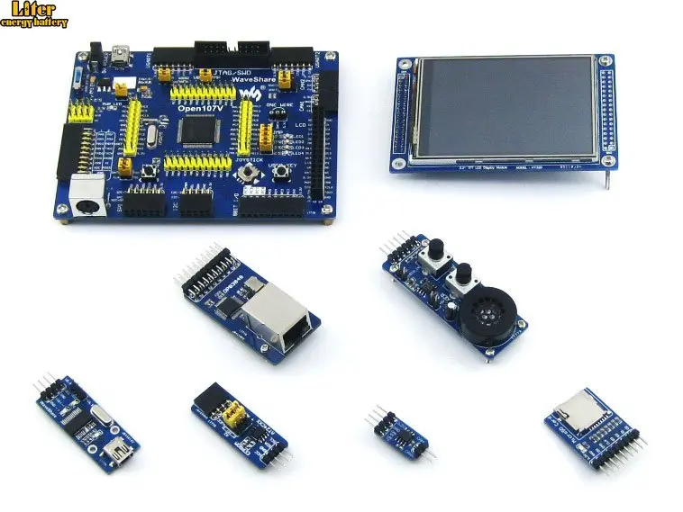 Плата STM32 STM32F107VCT6 TM32F107 ручная деталь макетная плата + 6 комплект модулей
