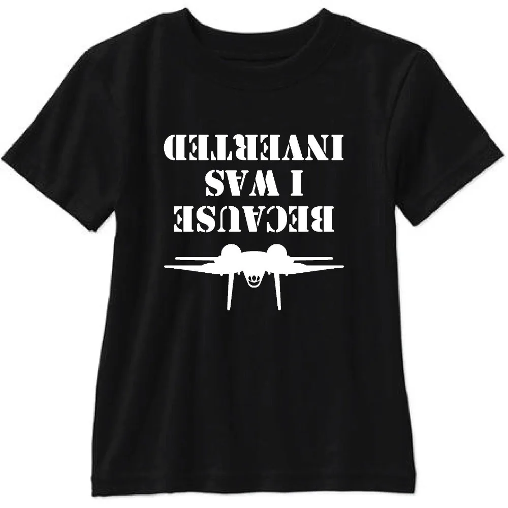 

2019 Newest Men Funny Summer Men Clothing Because I Was Inverted Short Sleeve T Shirt Tee Top Gun Custom T-Shirt Printing