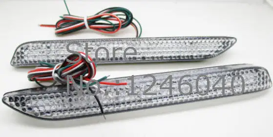 Светильник-отражатель заднего бампера для Toyota EZ Innova Wish Harrier Camry eiz Venza Allion Avalon Sienna CALDINA alphard Matrix - Испускаемый цвет: 3LED Flowing flash
