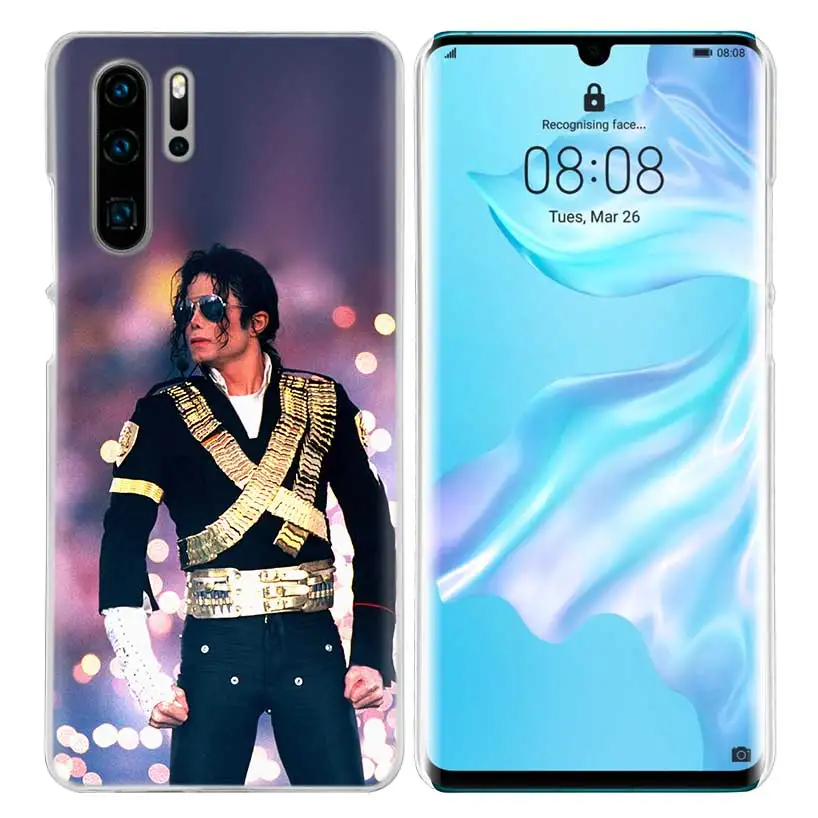 01 Майкл М. Джексон, танец чехол для huawei P20 P30 P Smart Nova 4 3i P10 P9 P8 Коврики 10 20 lite мини-видеокамера-регистратор с креплением к жесткий чехол для телефона pc - Цвет: 01