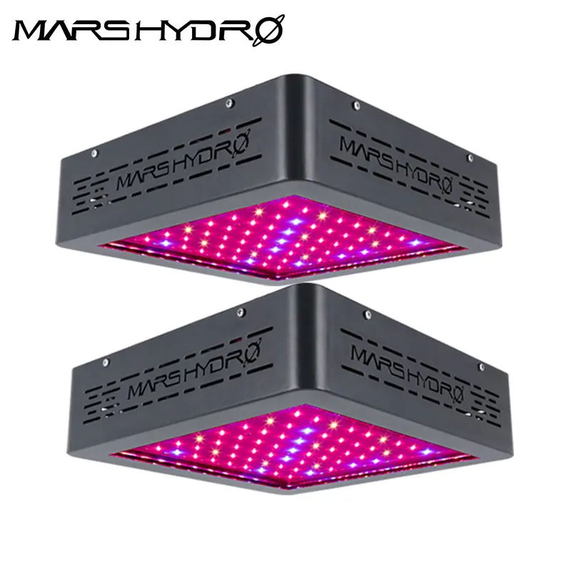 Mars Hydro 2 шт. MarsII 400 Вт Светодиодный светильник для выращивания полный спектр с ИК
