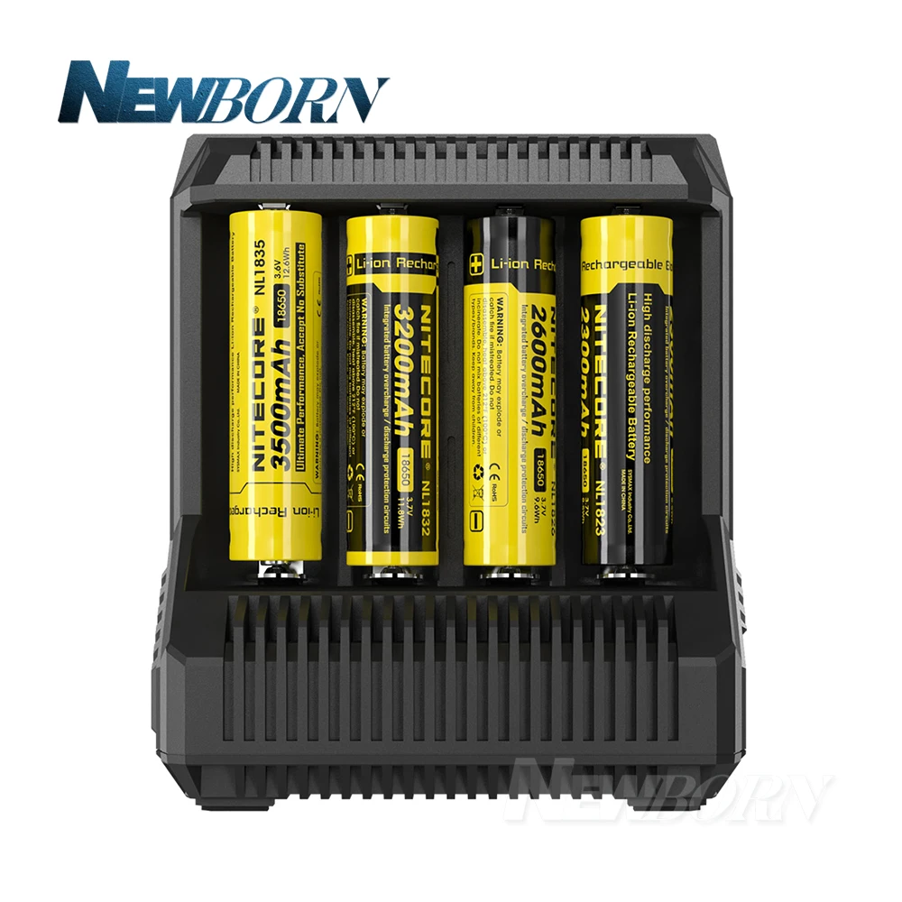 Интеллектуальное зарядное устройство Nitecore i8 8 слотов всего 4A выход умное для IMR18650