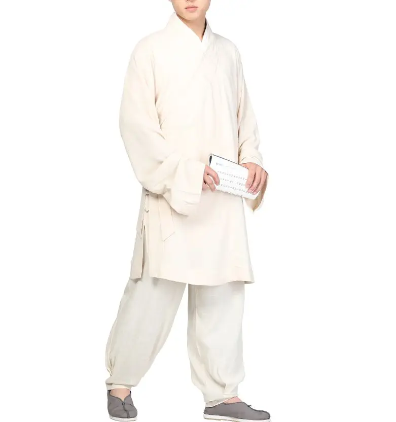 Унисекс летняя и весенняя одежда для медитации shaolin monk kung fu боевые искусства