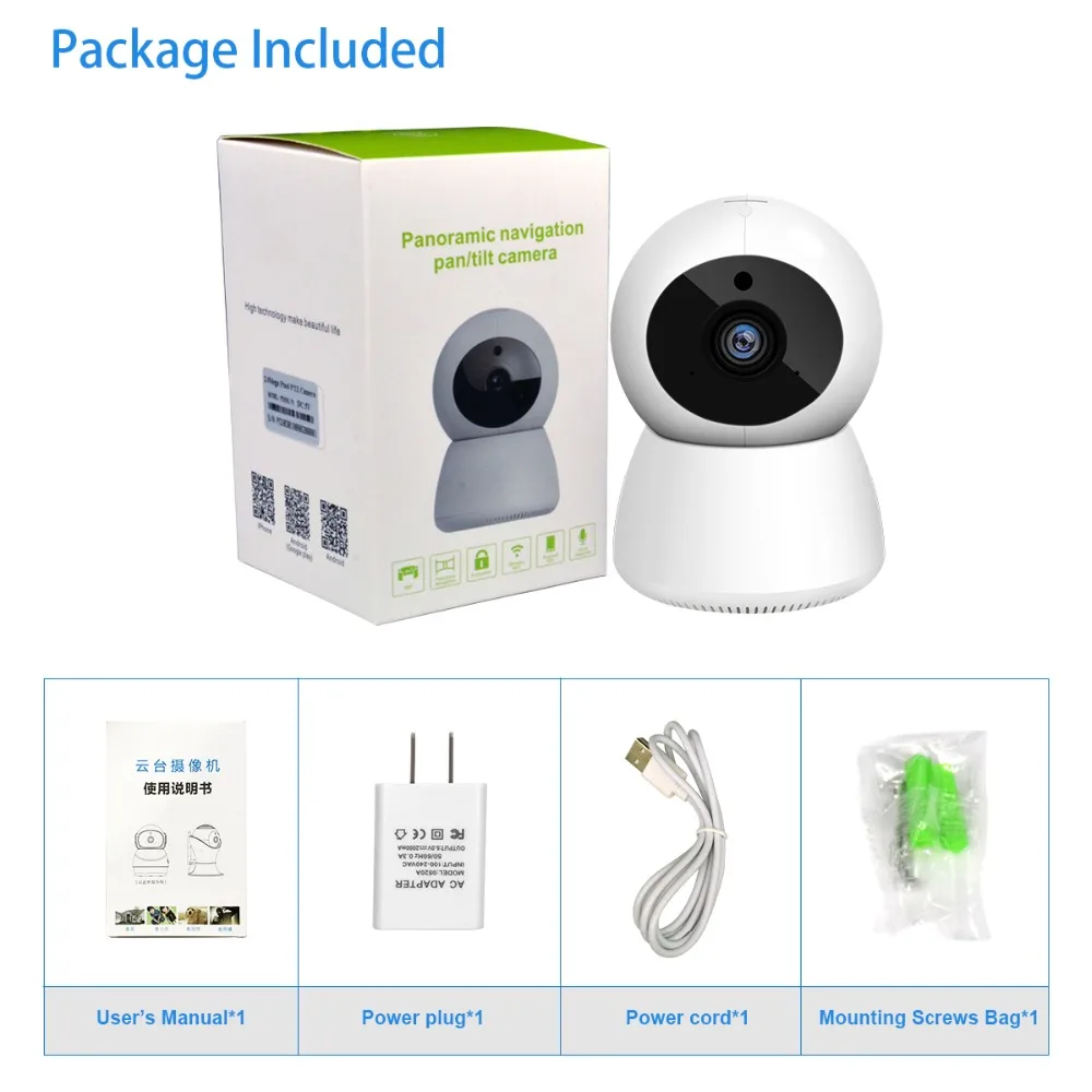 JOOAN Wireless IP Camera1080P HD smart WiFi Home Security Night Vision Video Surveillance CCTV Camera Baby Monitor | Безопасность и