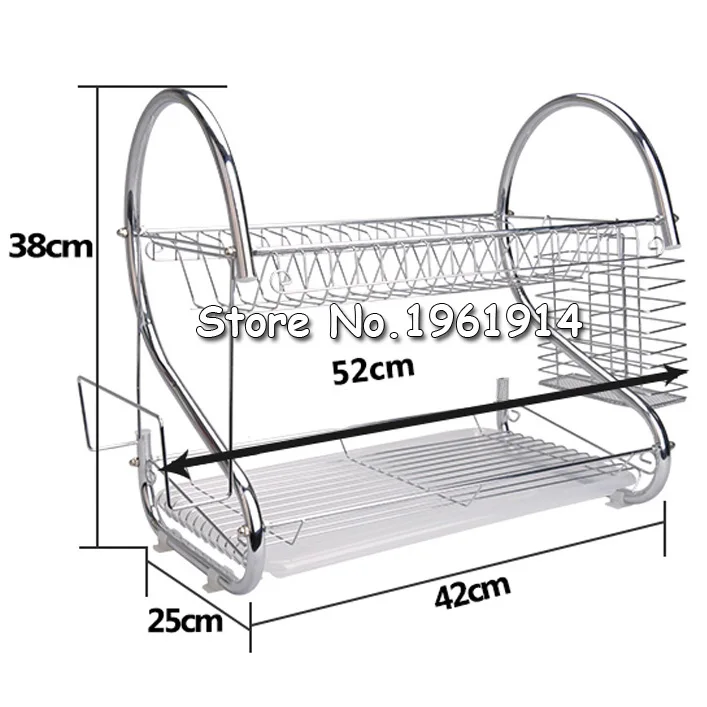Набор посуды Двухуровневая Хромированная нержавеющая тарелка посуда столовые