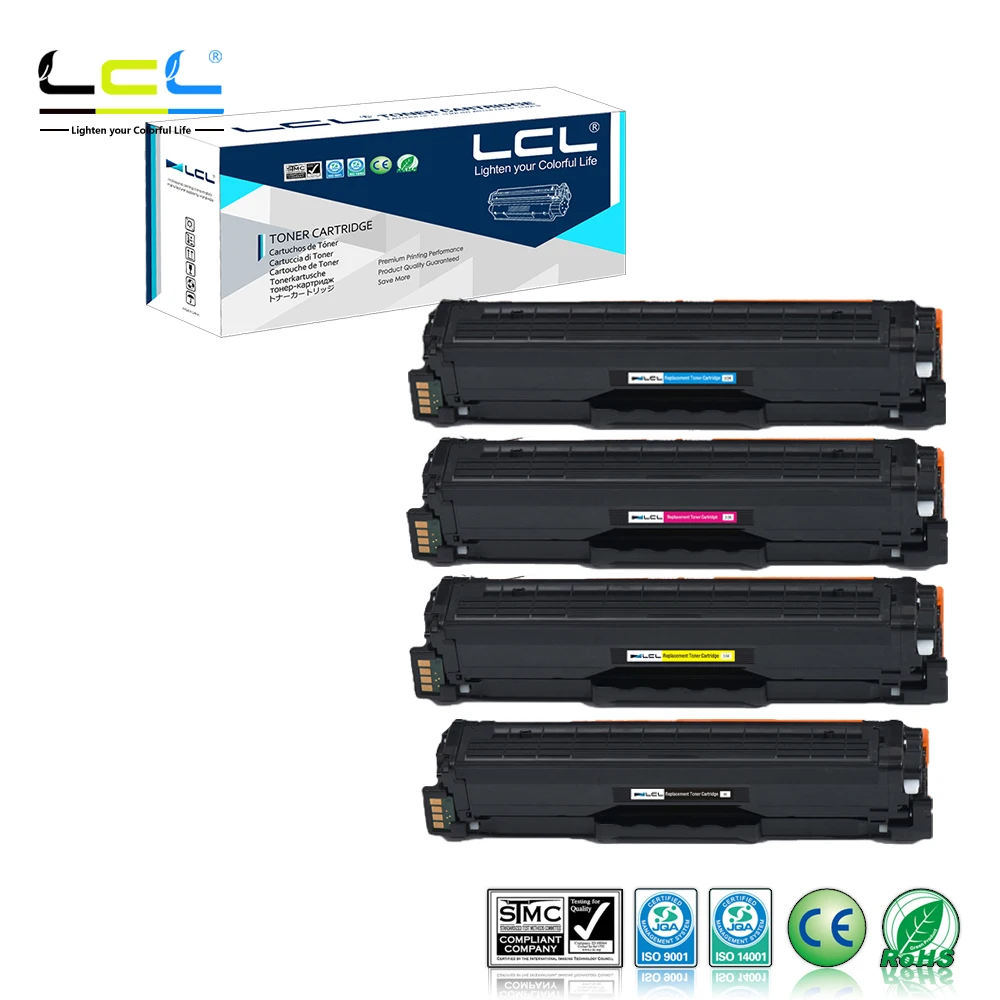 4pk LCL CLT-506S CLT-K506L CLT-C506L CLT-M506L (4-пакет) Тонер-картридж совместимый для Samsung CLT-Y506L 680DW 680DN