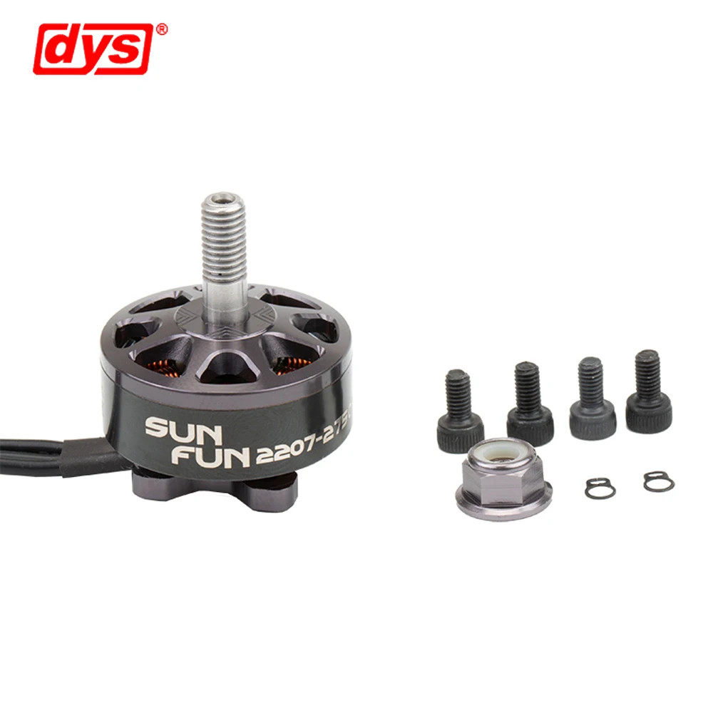 DYS SUN FUN 2207 1750KV 2400KV 2750KV CW резьба FPV гоночный бесщеточный двигатель для