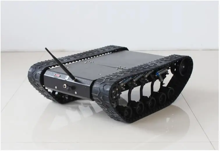 Большая нагрузка RC амортизатор робот гусеничный Танк модель автомобиля шасси с 12