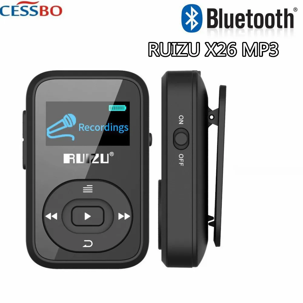 Спортивный MP3 плеер RUIZU X26 8 Гб памяти музыкальный динамик s FM USB портативный для
