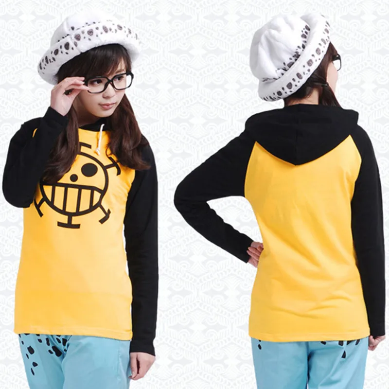 Костюм для косплея аниме Trafalgar Law тонкая/толстая куртка унисекс желтая