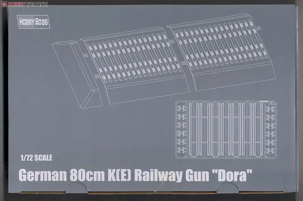 1/72 Hobby Boss 82911 немецкий 80 см K(E) железнодорожное орудие "DORA" модель хобби
