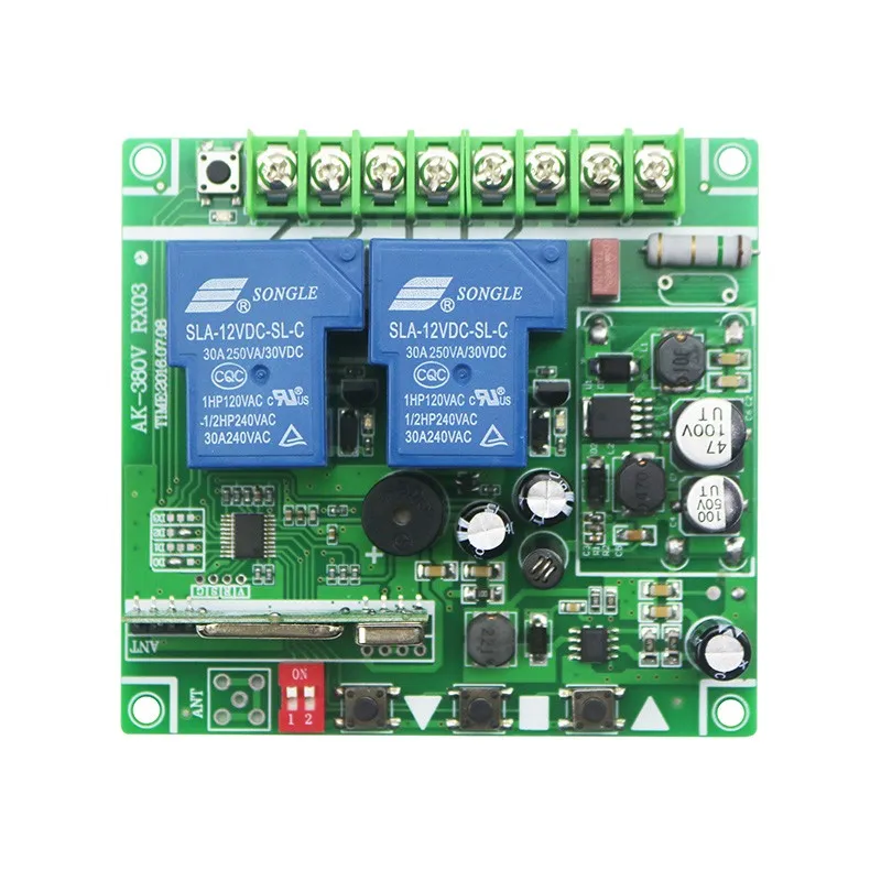 Новый DC12V 24V 36V 48V 10A 2CH радио Управление RF Беспроводной реле дистанционного