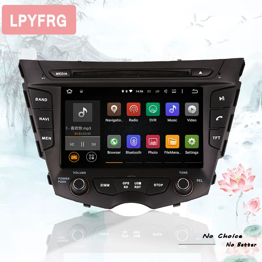 1024*600 android 10 автомобильный DVD плеер радио GPS головное устройство для HYUNDAI Veloster 2011 2015
