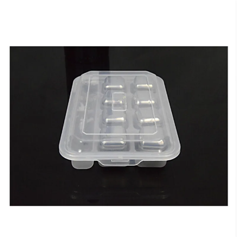 4/6/8pcs/lot Stainless Steel Whisky Magic Ice Cube Beer/Vodga/Cocktail Cooler Chilled Drinks Cooling Stone Supplies Bar Tool | Дом и сад
