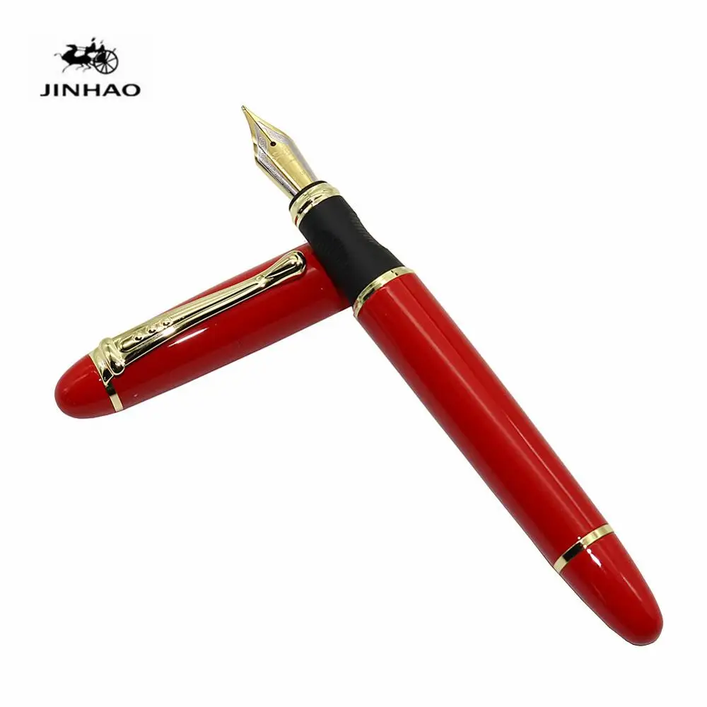 pencil red Jinhao X450 самопишущее перо полностью металлический золотой зажим роскошные ручки канцелярские принадлежности для студентов офисные школьные принадлежности - Цвет: pencil red