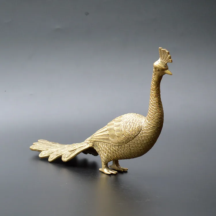 

Pure copper peacock ornaments, craft collectibles, home decorations