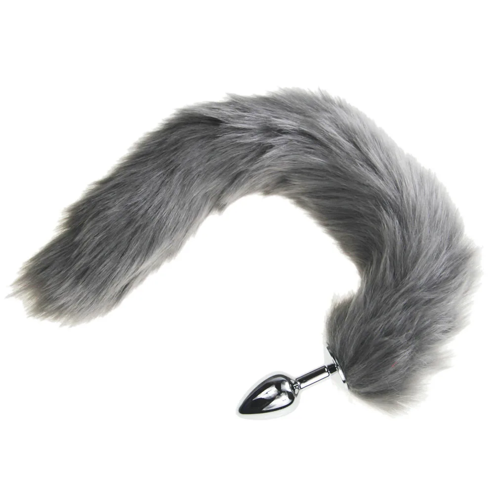 Анальная пробка в виде лисьего хвоста для стимуляции точки G|tail butt anal plug|fox tail butttail