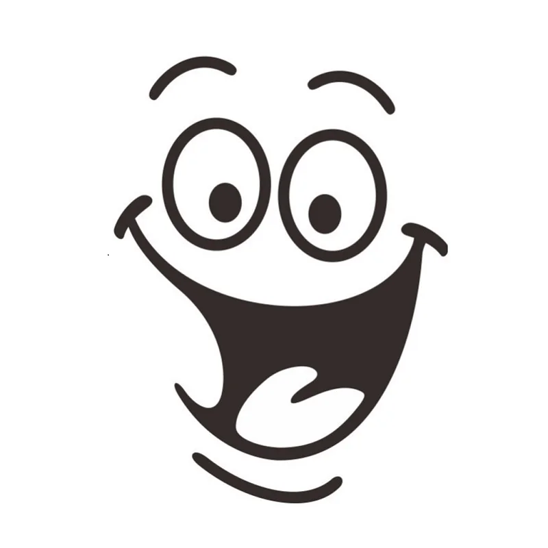 Новый самодельный домашний декор со съемным смайликом забавное украшение для