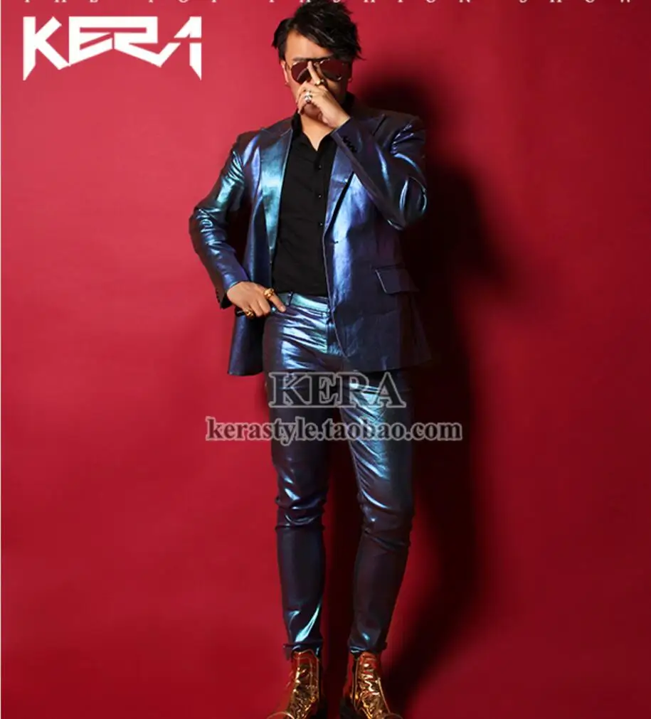 Хит 2019 Мужская одежда синий зеленый фиолетовый вспышка преломляющая поверхность