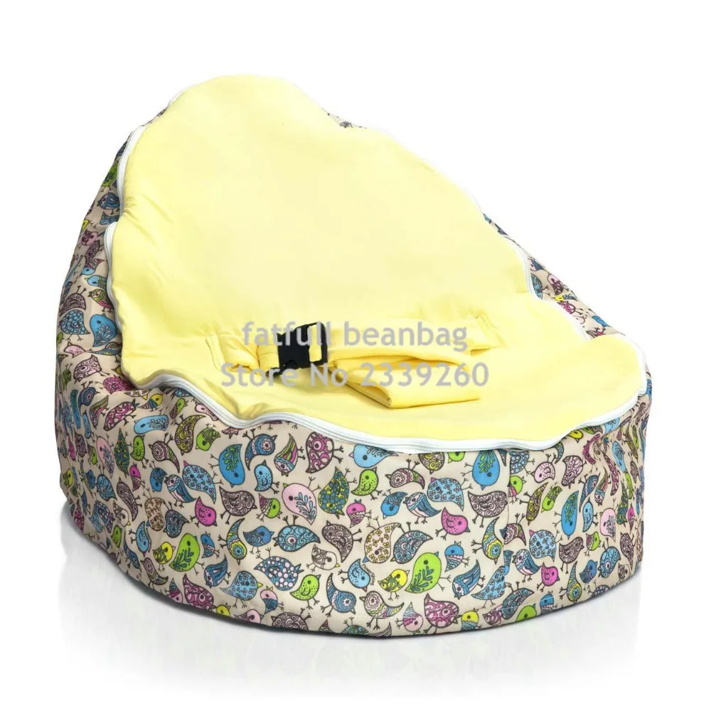COVER ONLY NO FILLINGS - Chirpy birds Kid Tollder Baby Bean Bag Snuggle Infant Sleeping For Child =10-year old | Мебель
