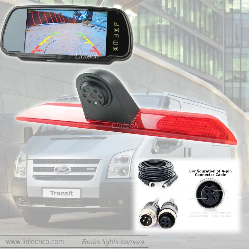 7 &quotзеркало монитор тормозные огни камера резервного копирования системы