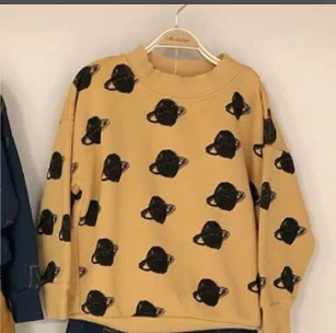 full Planet sweater Новинка года; сезон осень-зима; брендовые Детские свитера для мальчиков и девочек; модные толстовки с принтом; хлопковые топы для маленьких детей; одежда - Цвет: full Planet sweater