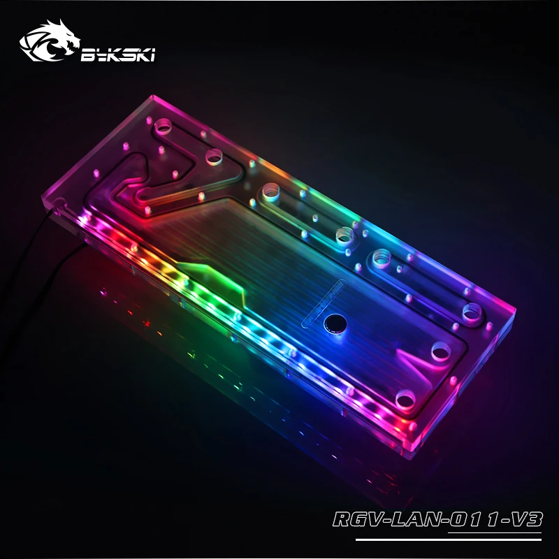Bykski RGV-LAN-O11, водные платы для Lian Li PC-O11 динамический чехол, Bykski RBW, для Intel cpu водного блока и одного GPU здания