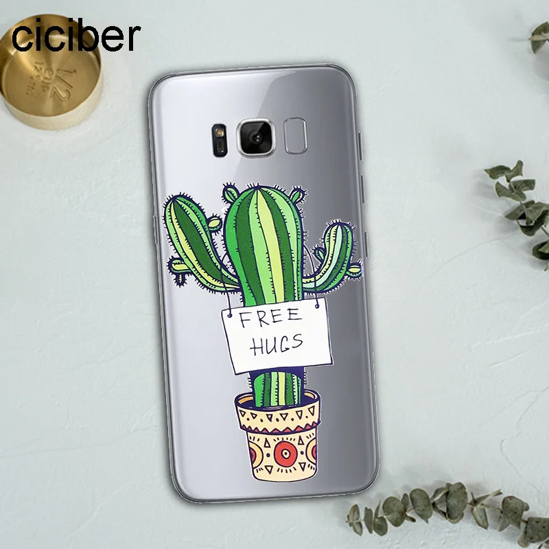 Ciciber Летний чехол для samsung Galaxy S7 Edge S8 S9 Plus J5 J7 2016 Note 8 мягкий телефона из ТПУ |
