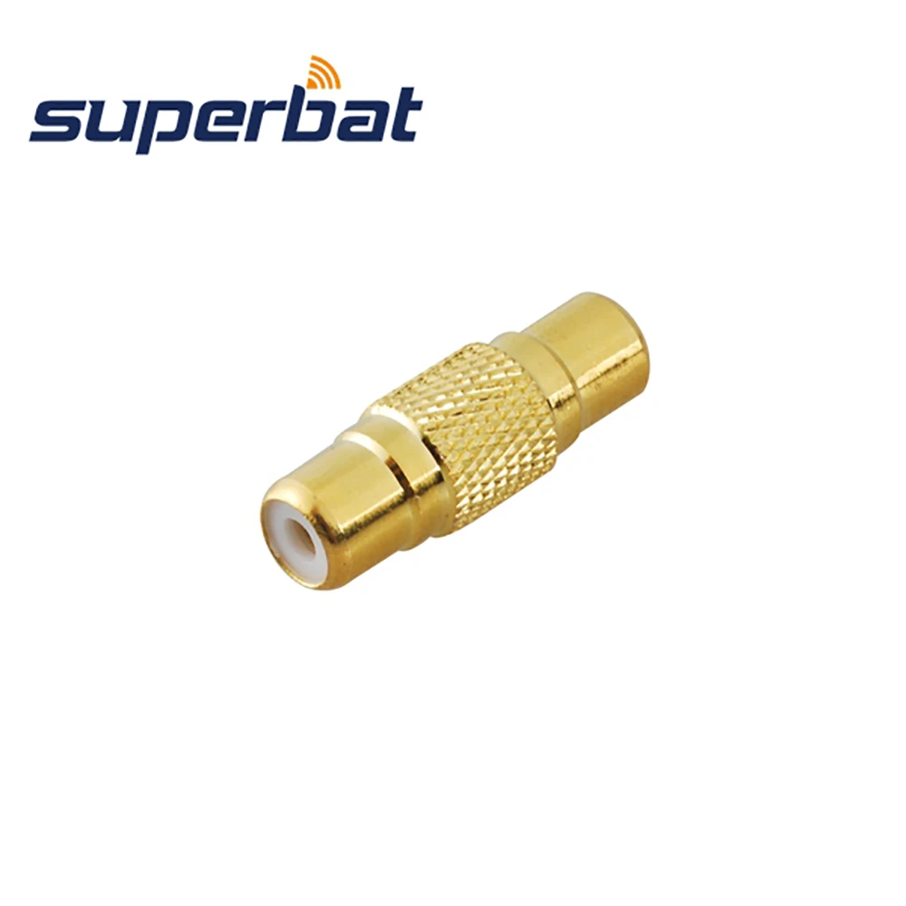 

Superbat 5 шт. RCA адаптер RCA разъем на гнездо прямой RF коаксиальный разъем