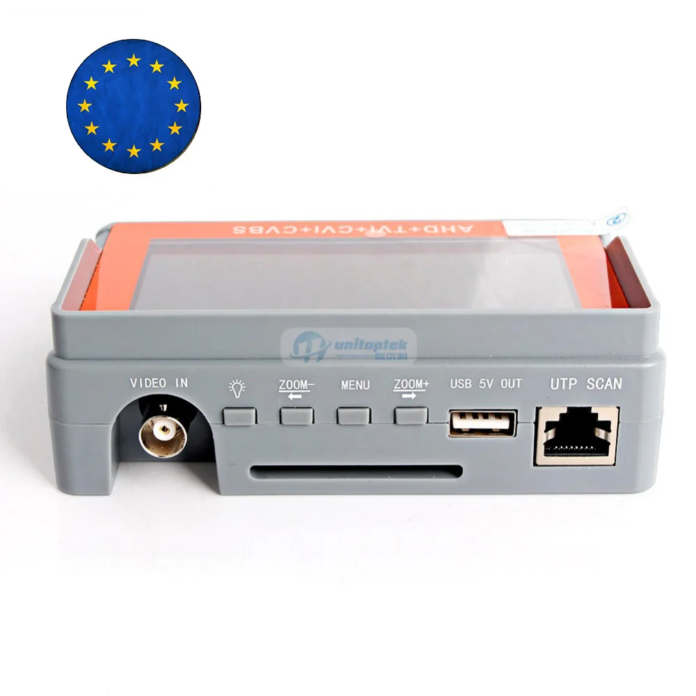 5MP AHD CCTV тестер 4 в 1 для TVI CVI CVBS аналоговая камера системы безопасности монитор с 3