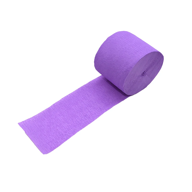 B09 25m*4.5cm Crinkled Origami Crepe Paper DIY Craft Flower Wrinkle Paper Roll Wrapping Gifts Scrapbooking Party Backdrop Decoration - Цвет: B09