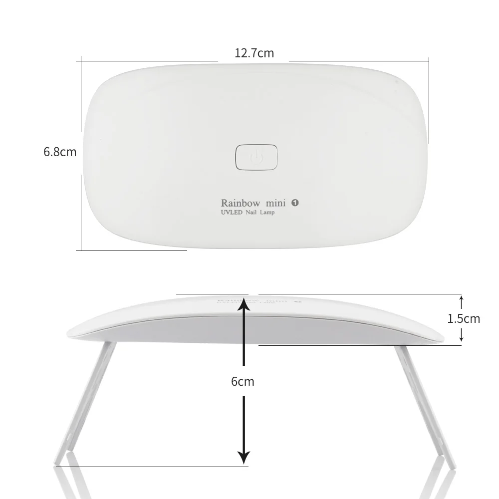 Фена для ногтей ROSALIND светодиодсветодиодный лампа сушки гель лака портативный