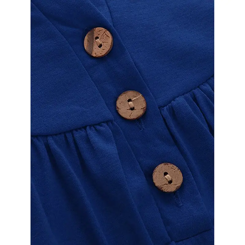 Женская летняя повседневная футболка с коротким рукавом рюшами на пуговицах