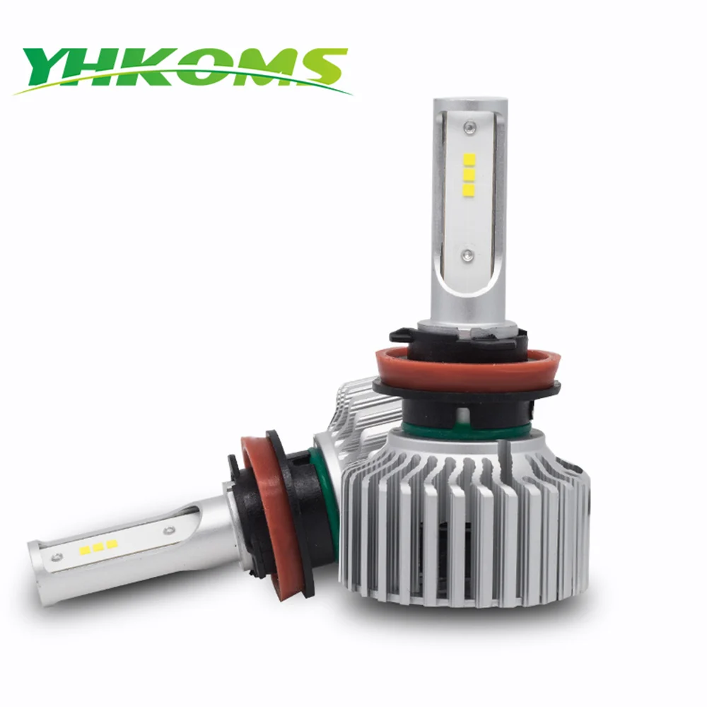 YHKOMS автомобильный головной светильник H4 H7 светодиодный 9005/HB3 9006/HB4 H8/H9/H11 80 Вт 8000лм
