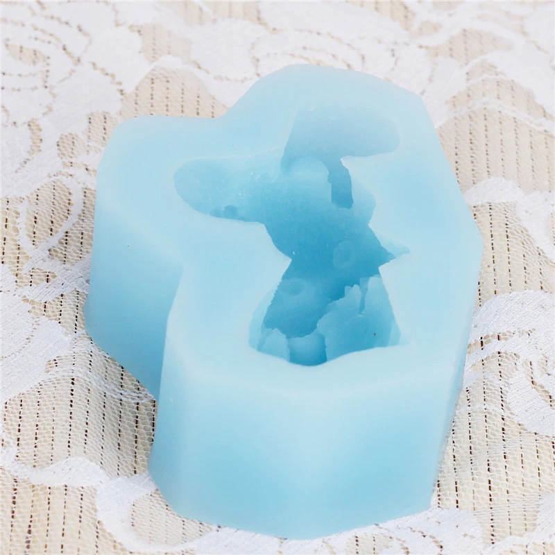 3D Cartoon Rabbit Soap Mold Cake Decorating Tools Moulds Making | Дом и сад