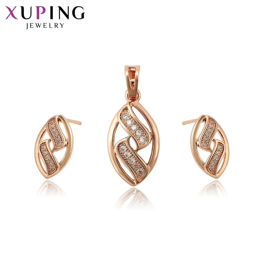 Xuping Модные Ювелирные наборы фантастические очаровательные женские покрытые