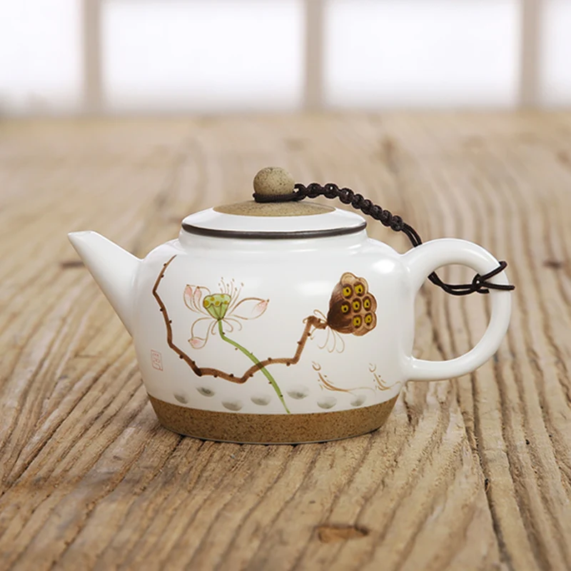 220 мл Цзиндэчжэнь ручная роспись корень лотоса/орхидея керамические чайные