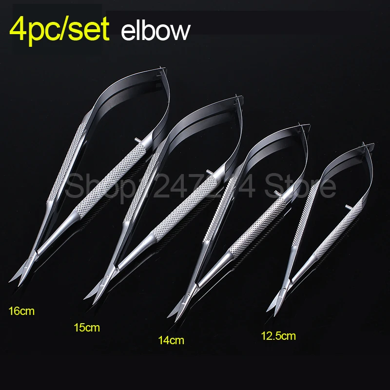 Microscopic Instruments 12.5 cm Micro Scissors Inner Barrier Cut Quality Titanium Alloy Hand Surgery Membrranous Envelo | Красота и